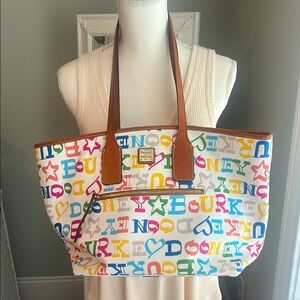 Dooney & Bourne gorgeous colorful leather bag.